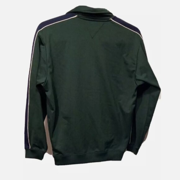 Tommy Hilfiger Men's Jacket Sz Med Green Full Zip Athletic Logos Pockets - Picture 3 of 14